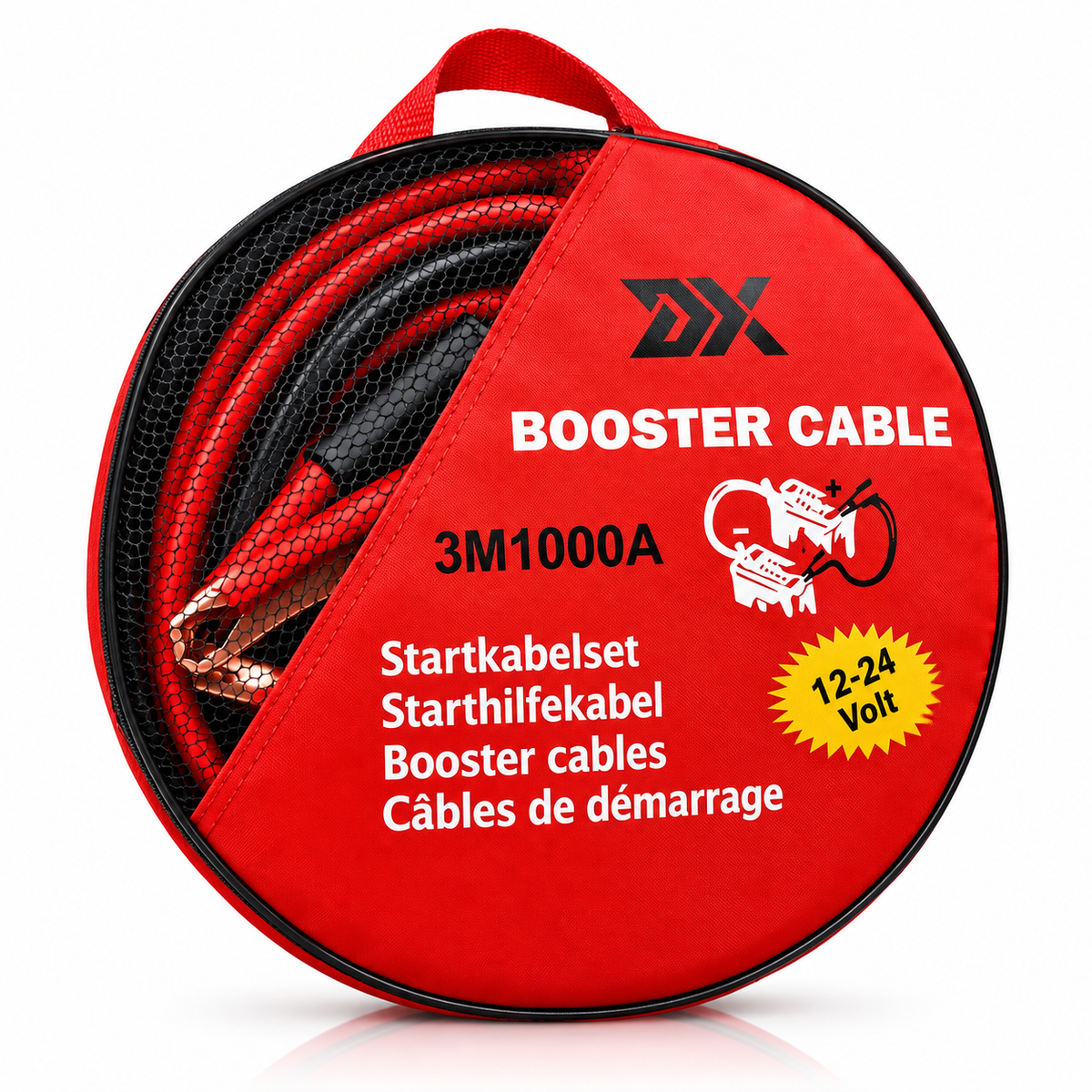 1000A Heavy Duty Jumper Cables – 3m