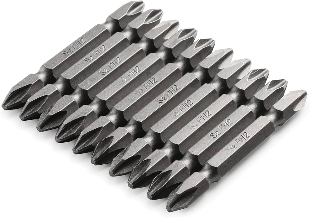SOLA 10-Piece S2 Steel PH2 Screwdriver Bit Set – 65mm