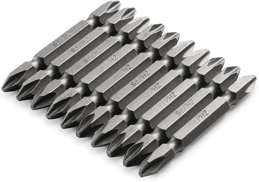 SOLA 10-Piece S2 Steel PH2 Screwdriver Bit Set – 65mm