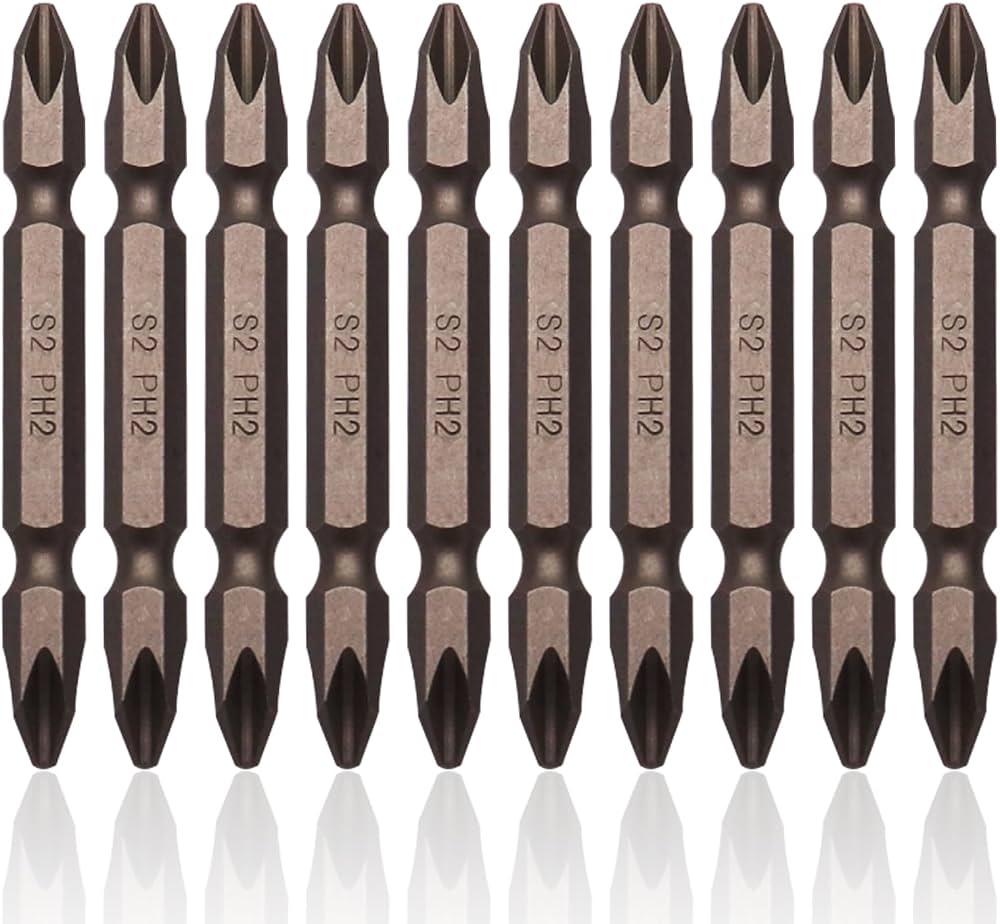 SOLA 10-Piece S2 Steel PH2 Screwdriver Bit Set – 65mm