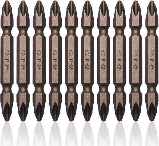 SOLA 10-Piece S2 Steel PH2 Screwdriver Bit Set – 65mm