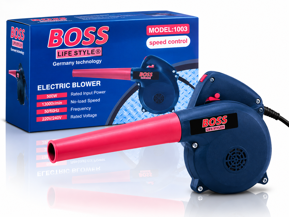 BOSS 500W Electric Blower – 13000 RPM