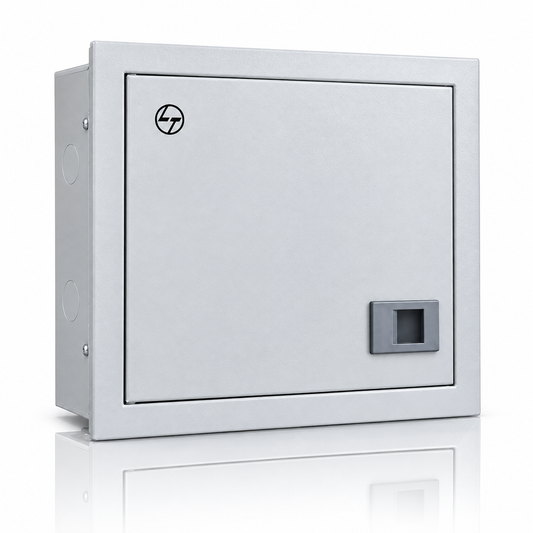L&T 8-Module Double Door Distribution Board