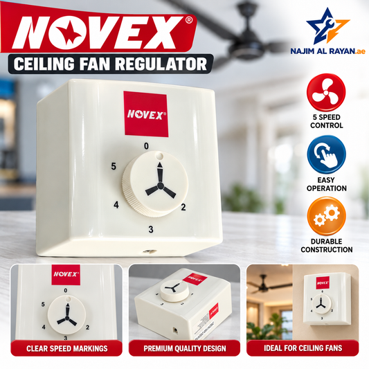 Novex 5-Step Universal Ceiling Fan Regulator