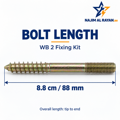 WC & Bidet Floor Fixing Screw Kit